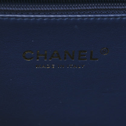Chanel Caviar Quilted Medium CC Filigree Vanity Case Navy 6 of 10