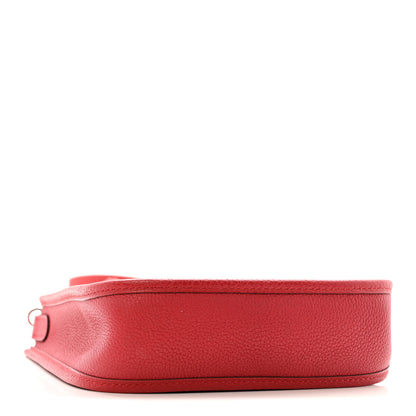 Hermes Taurillon Clemence Evelyne TPM Rouge De Coeur 4 of 11
