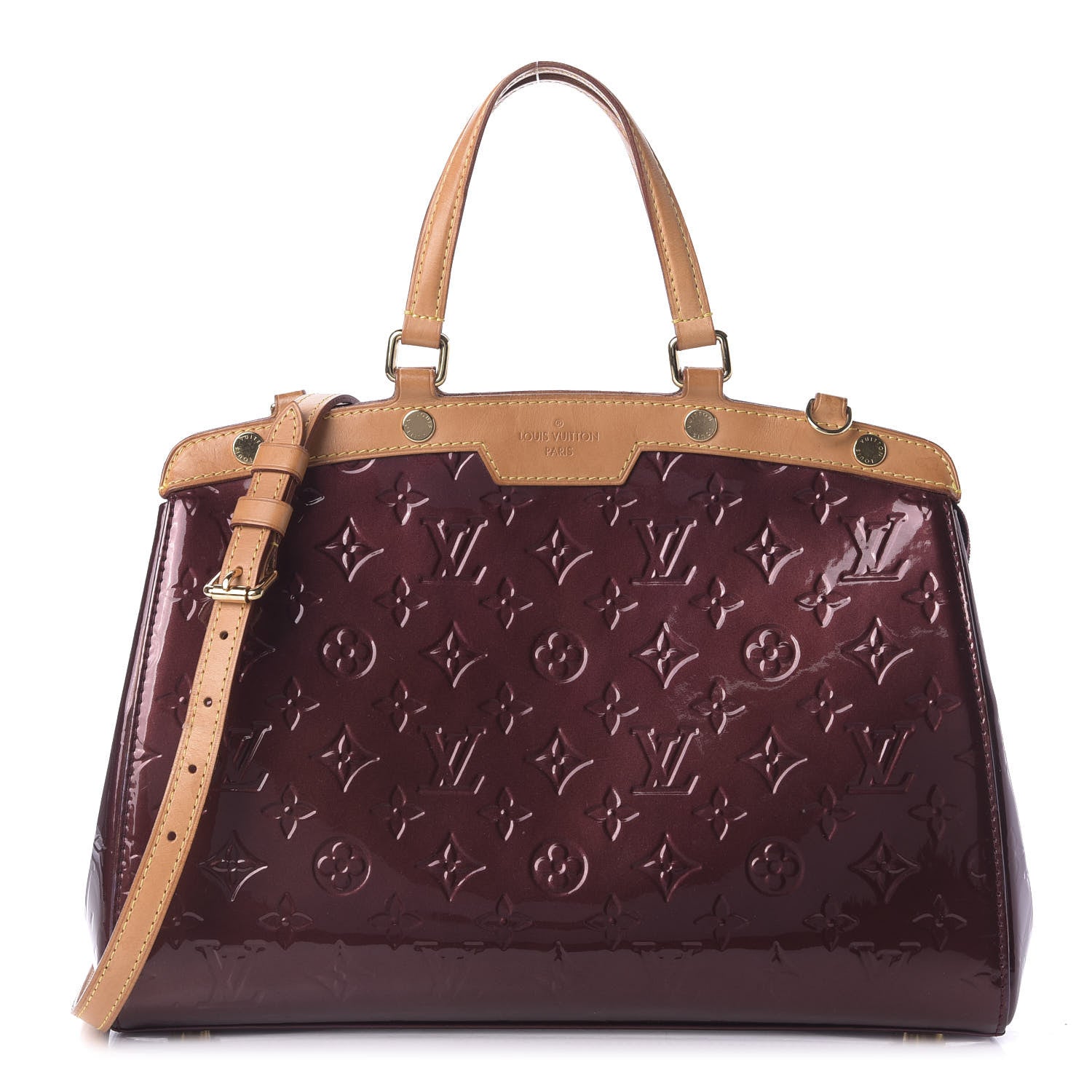 Louis Vuitton Vernis Brea MM Rouge Fauviste 1 of 9
