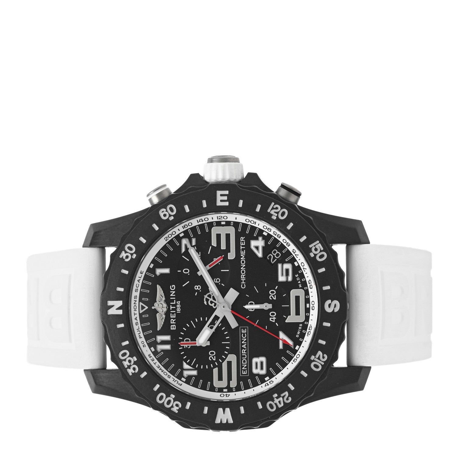 Breitling Breitlight Rubber 44mm Endurance Pro Chronograph Quartz Watch Black X82310 2 of 5