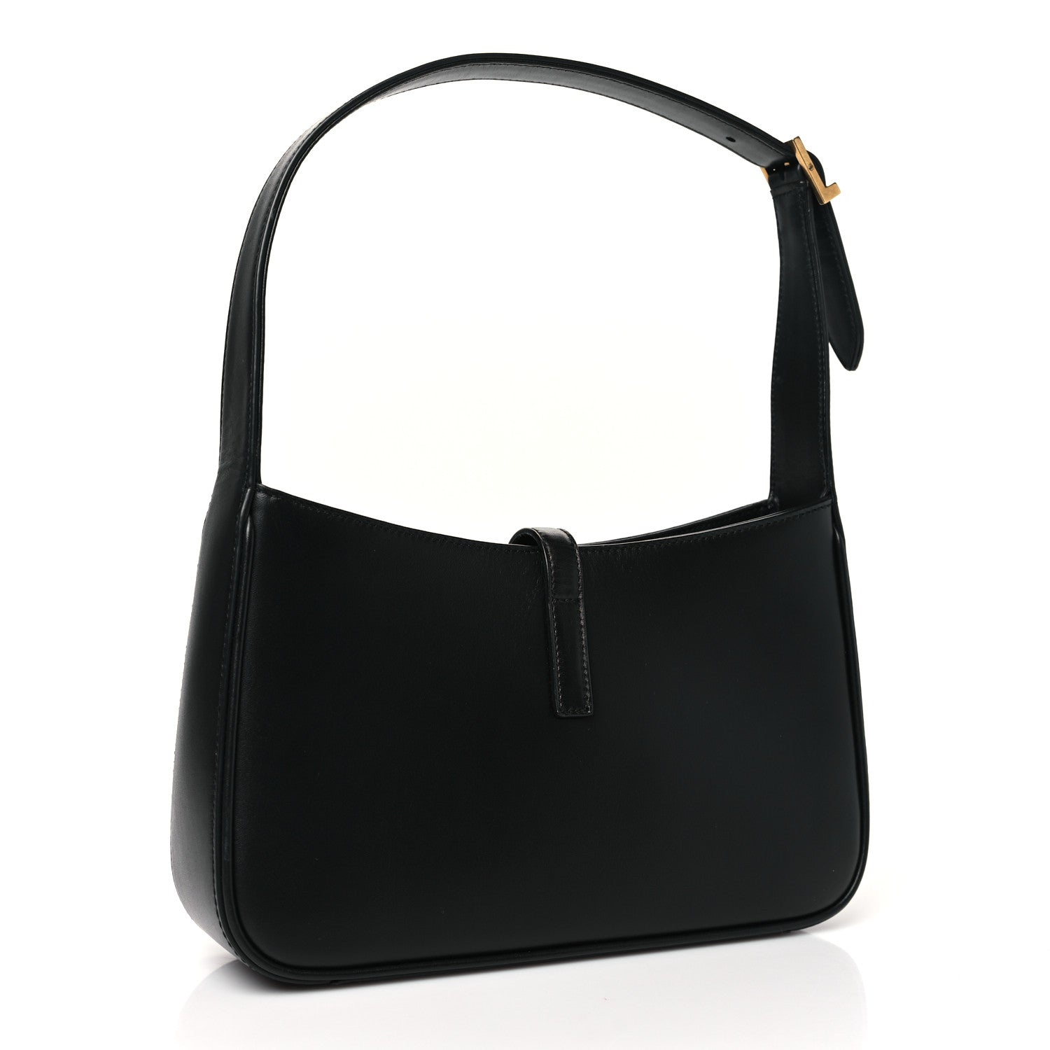 Saint Laurent Smooth Calfskin Le 5 A 7 Hobo Black 3 of 11