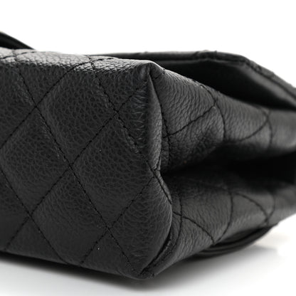 Chanel Grained Calfskin Quilted 2.55 Reissue Flap Belt Bag Clutch Black 10 of 10