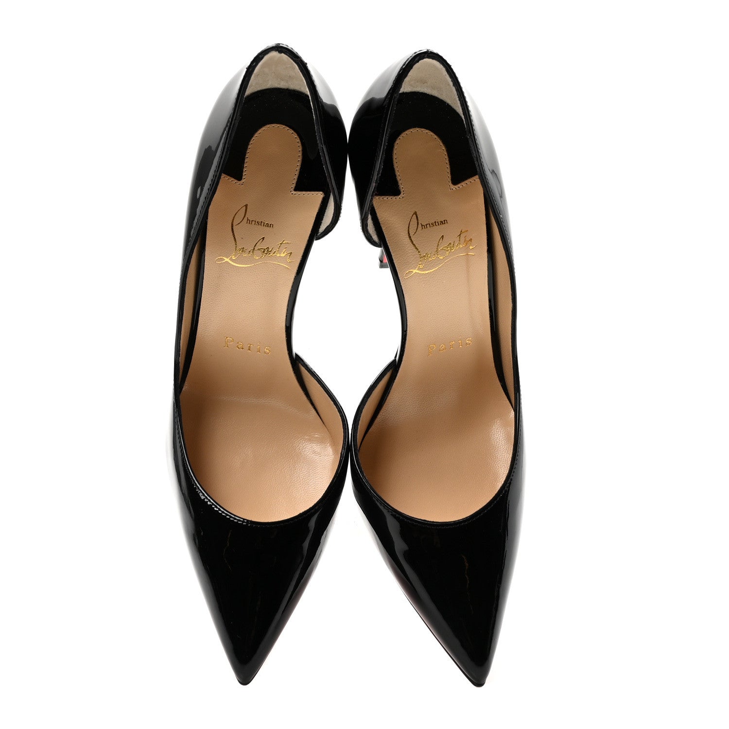 Christian Louboutin Patent Iriza 100 Pumps 36 Black 2 of 8