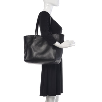 Stella McCartney Eco Alter Nappa Perforated Logo Tote Black 2 of 8