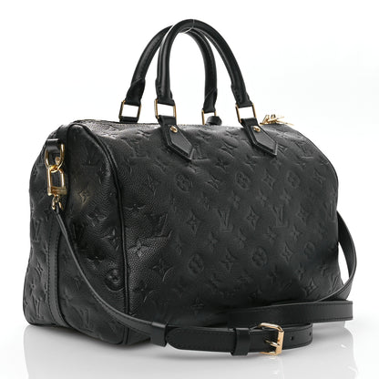 Louis Vuitton Empreinte Monogram Speedy Soft 30 Black 3 of 11
