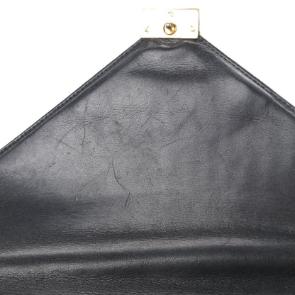 Hermes Shiny Porosus Crocodile Lydie Clutch Black 12 of 15