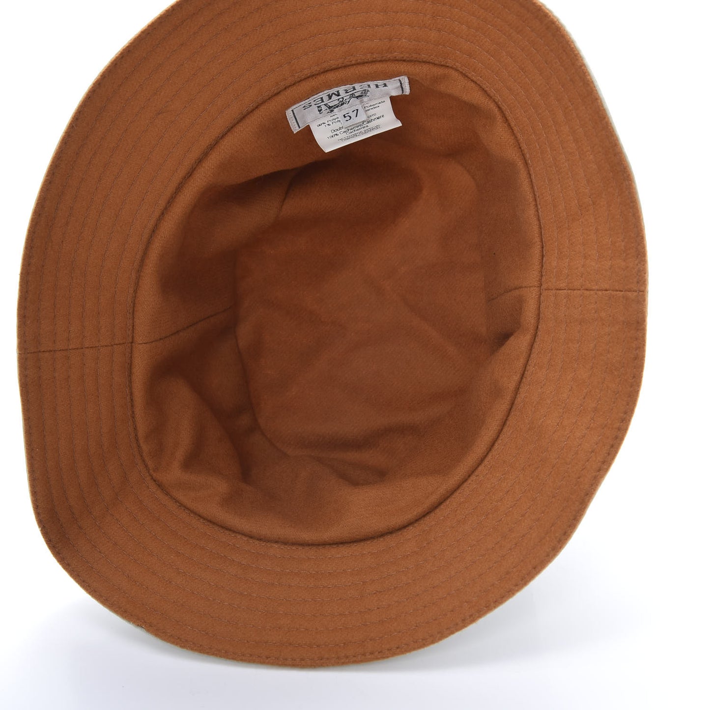 Polyester Nylon Bucket Hat 57 White