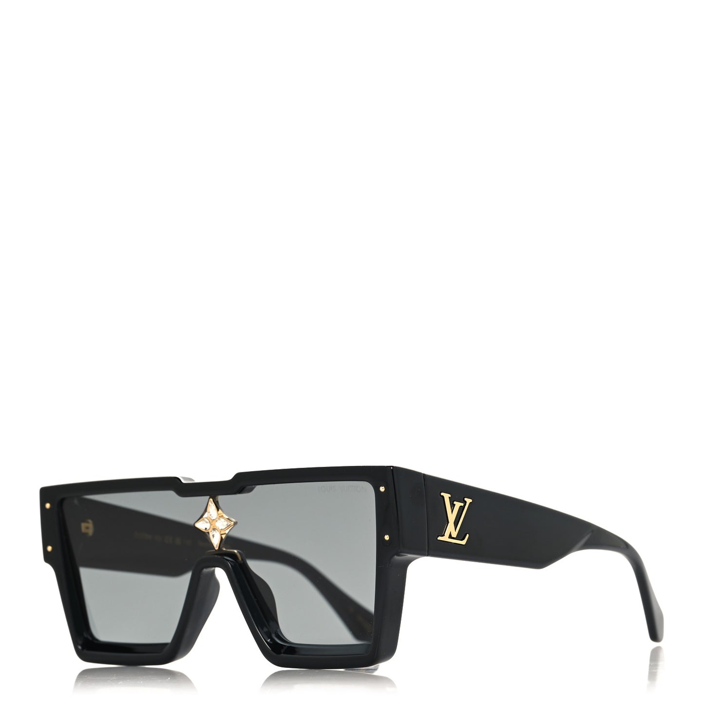 Acetate Swarovski Crystal Cyclone Sunglasses Z1578W Black