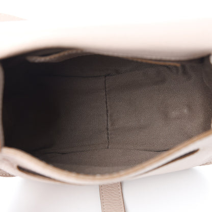Chloe Calfskin Mini Marcie Round Crossbody Bag Abstract White 4 of 8