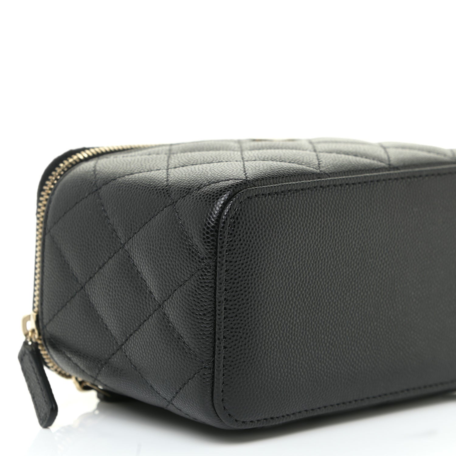 Chanel Caviar Quilted Small Vanity Case With Chain Black 8 of 11