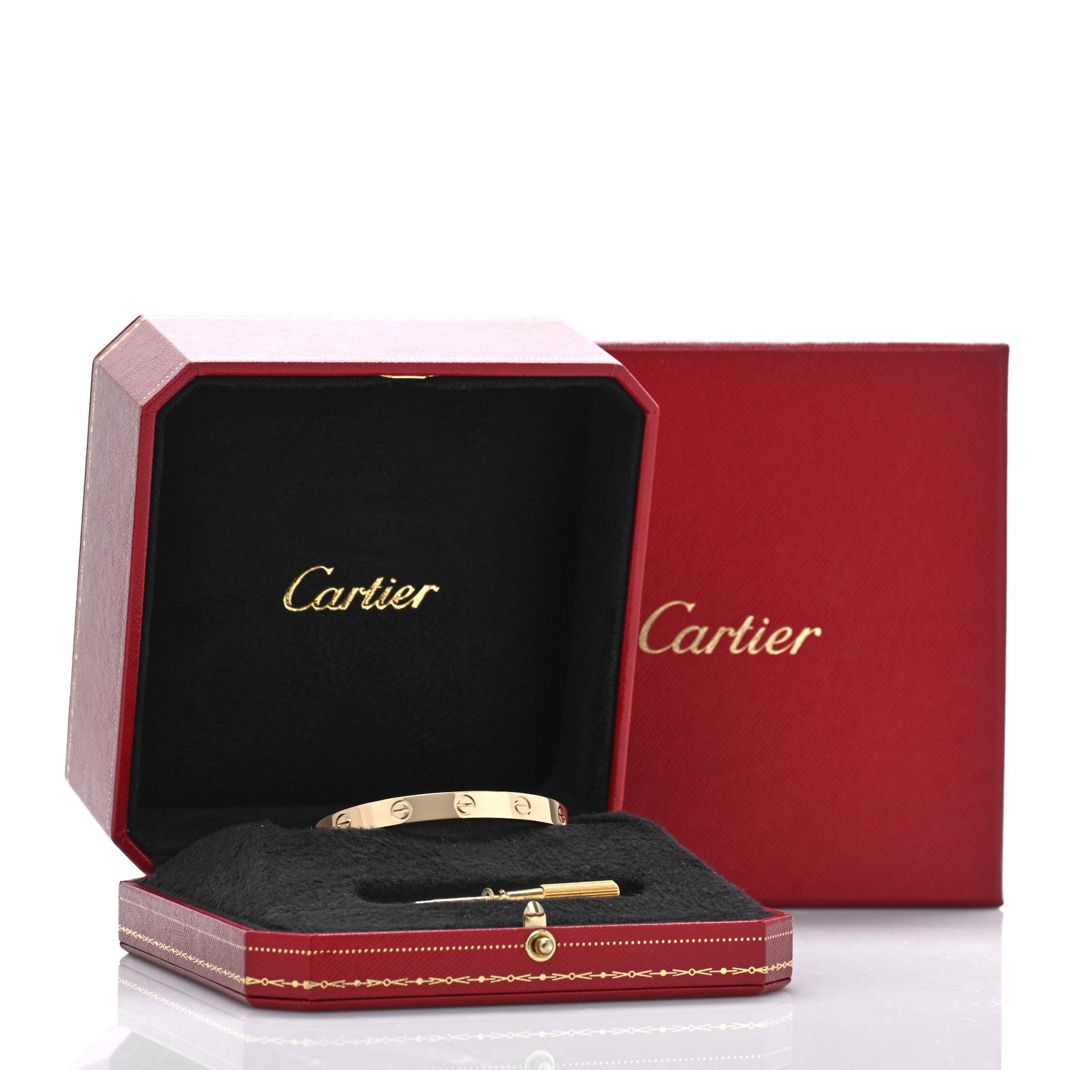 Cartier 18k Yellow Gold LOVE Bracelet 16 8 of 8