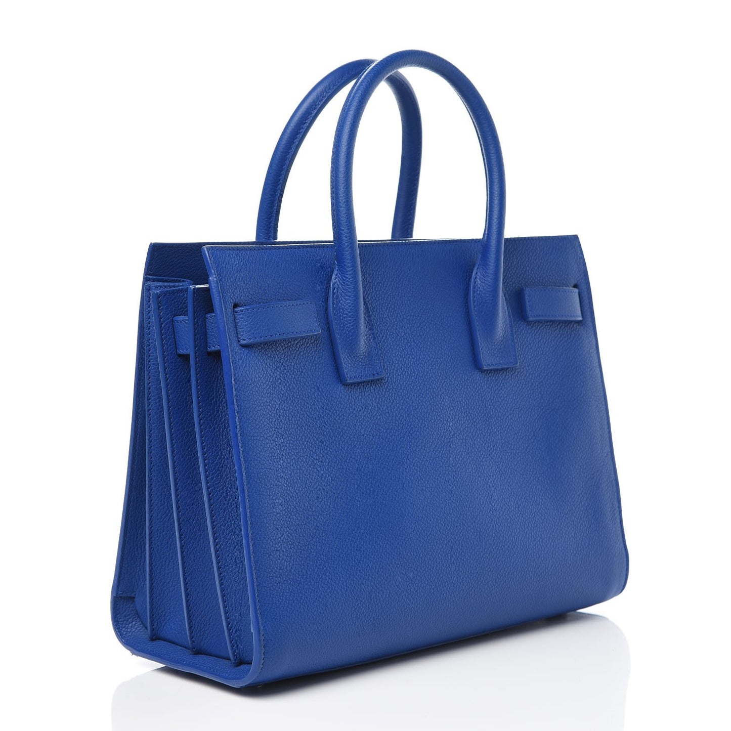 Grained Calfskin Baby Sac De Jour Royal Blue
