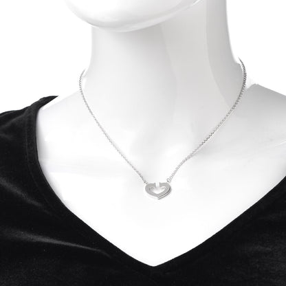 Cartier 18K White Gold Medium Hearts and Symbols Necklace 2 of 5