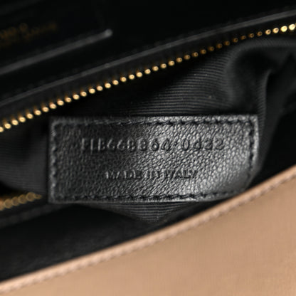 Saint Laurent Lambskin Quilted Monogram Gaby Chain Bag Taupe 7 of 11