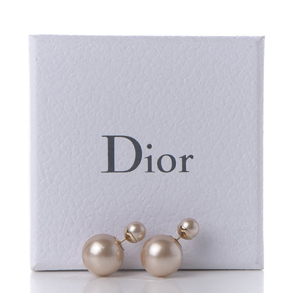 Christian Dior Pearl Mise En Dior Tribal Earrings Pink 5 of 5