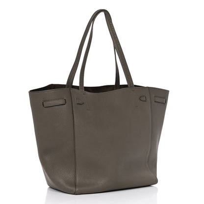 Celine Soft Grained Calfskin Small Belt Cabas Phantom Taupe 3 of 11
