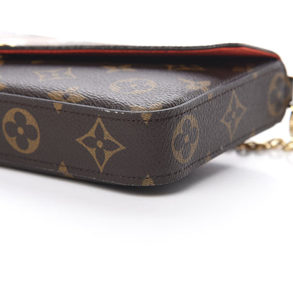 Louis Vuitton Monogram My LV World Tour Pochette Felicie Chain Wallet Coquelicot 12 of 14