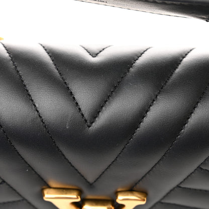 Louis Vuitton Calfskin New Wave Chain MM Black 12 of 14