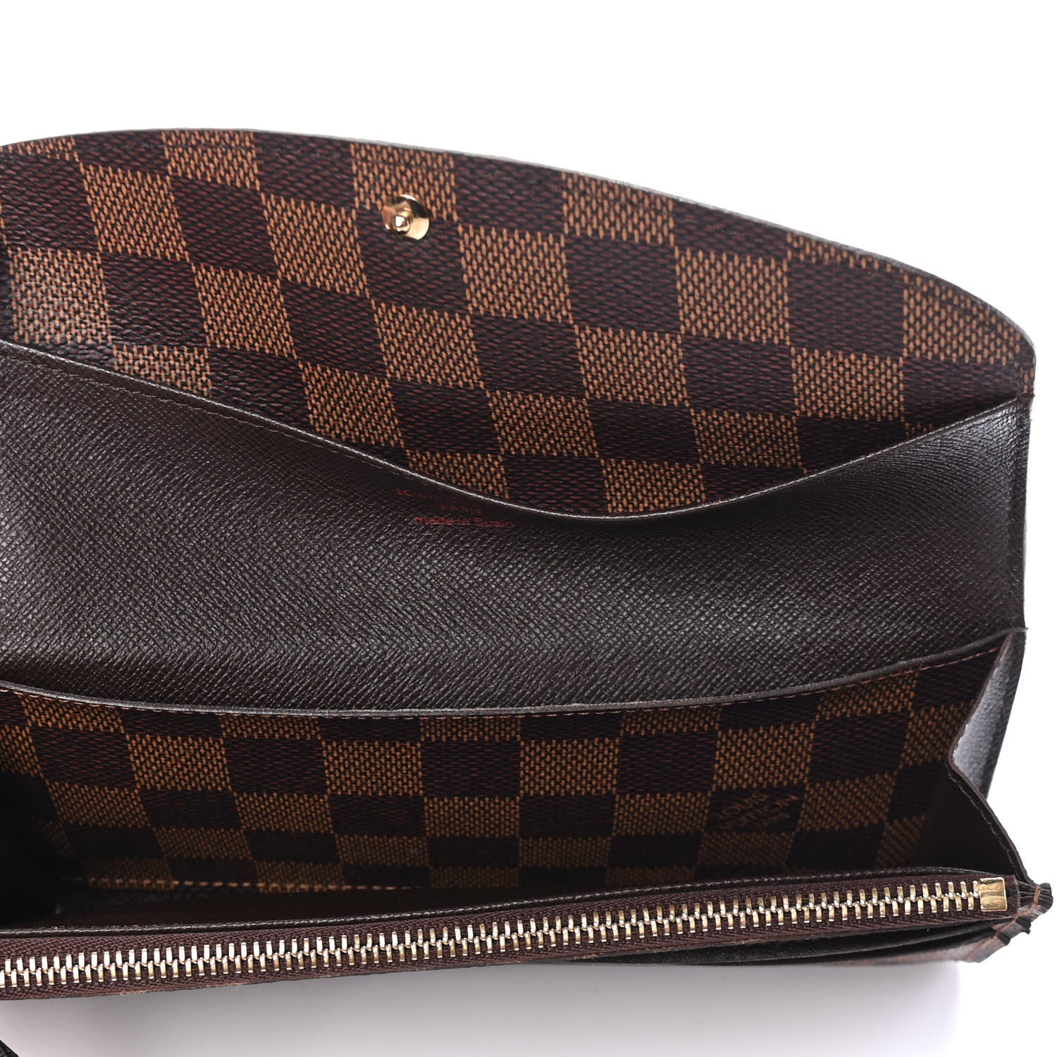 Louis Vuitton Damier Ebene Emilie Wallet 4 of 4