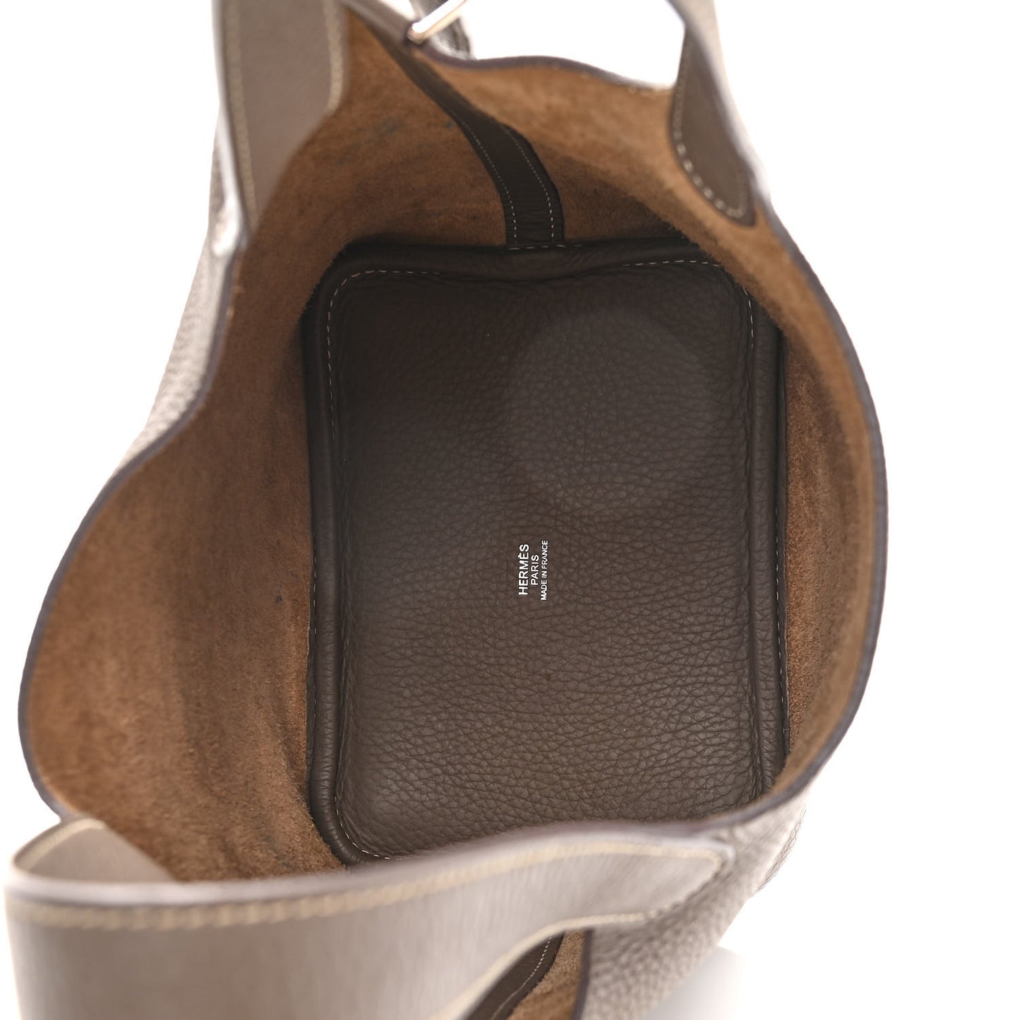 Taurillon Clemence Picotin Lock 18 PM Etoupe