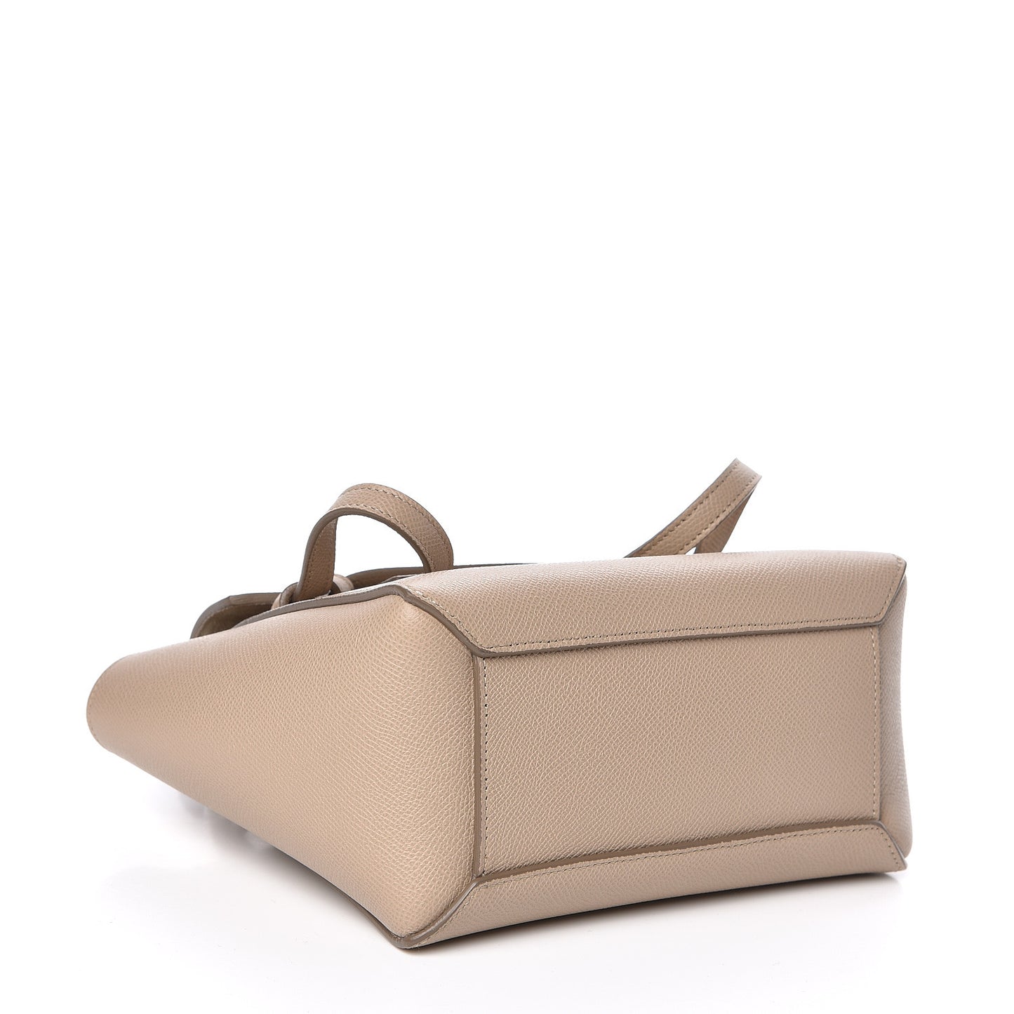 Grained Calfskin Nano Belt Bag Light Taupe
