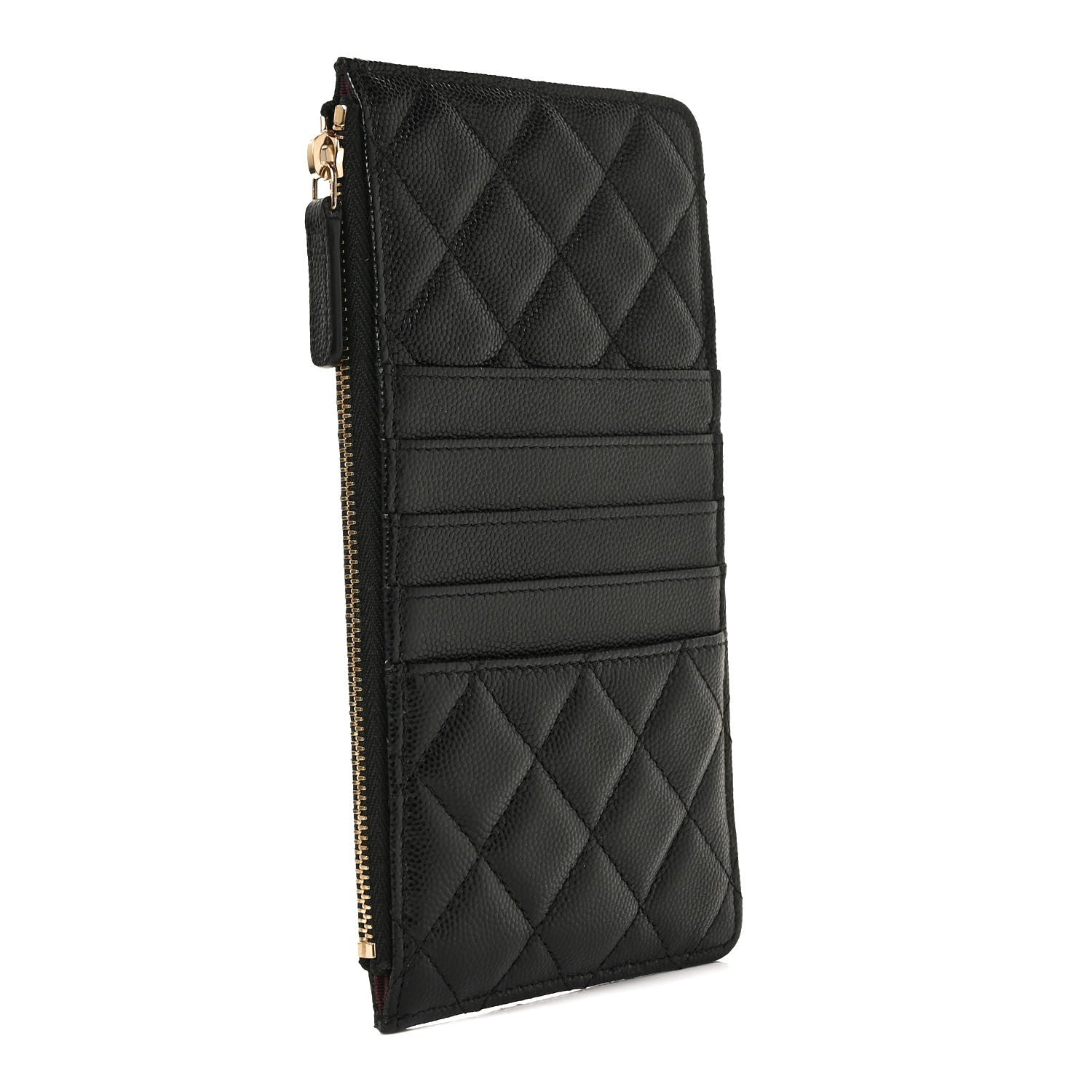 Chanel Caviar Quilted Classic iPhone Pouch Black 3 of 10