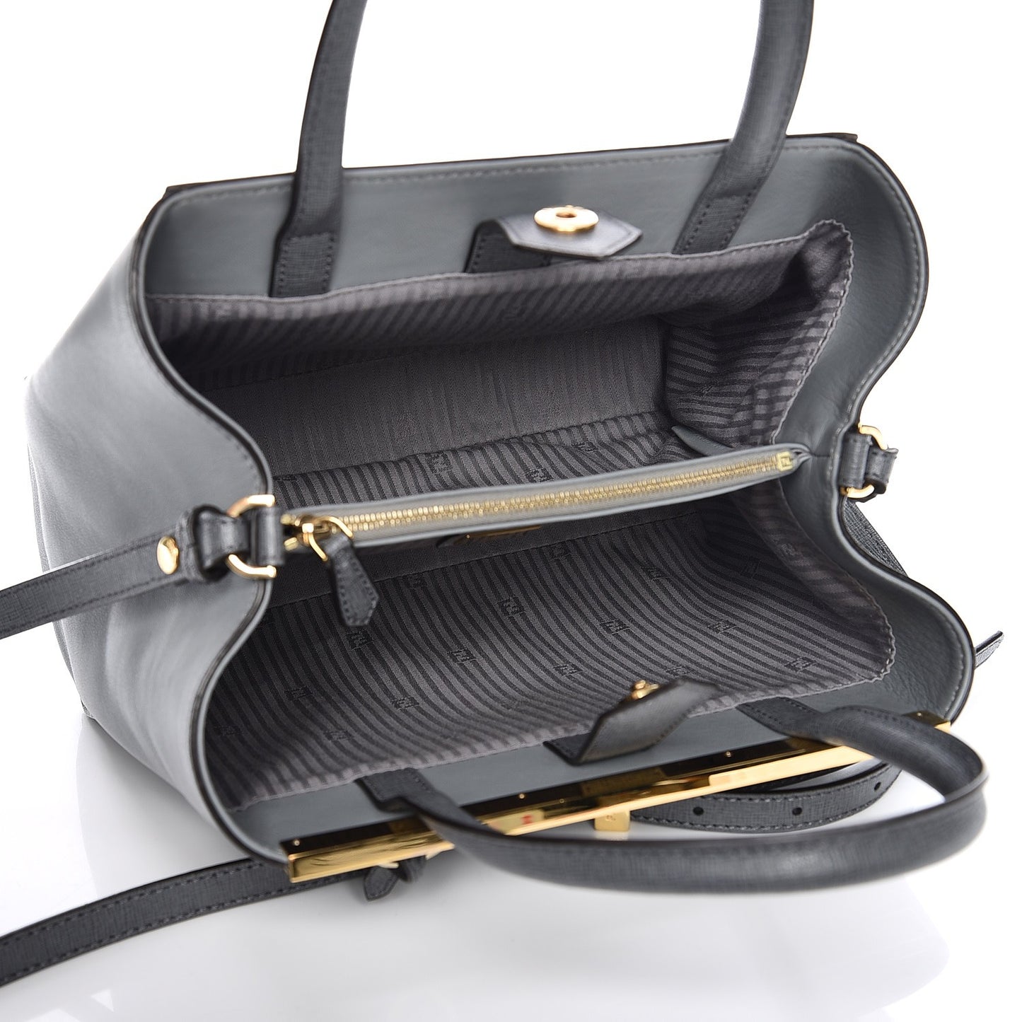 Vitello Elite Petite 2Jours Tote Grigio Grigio Chiaro