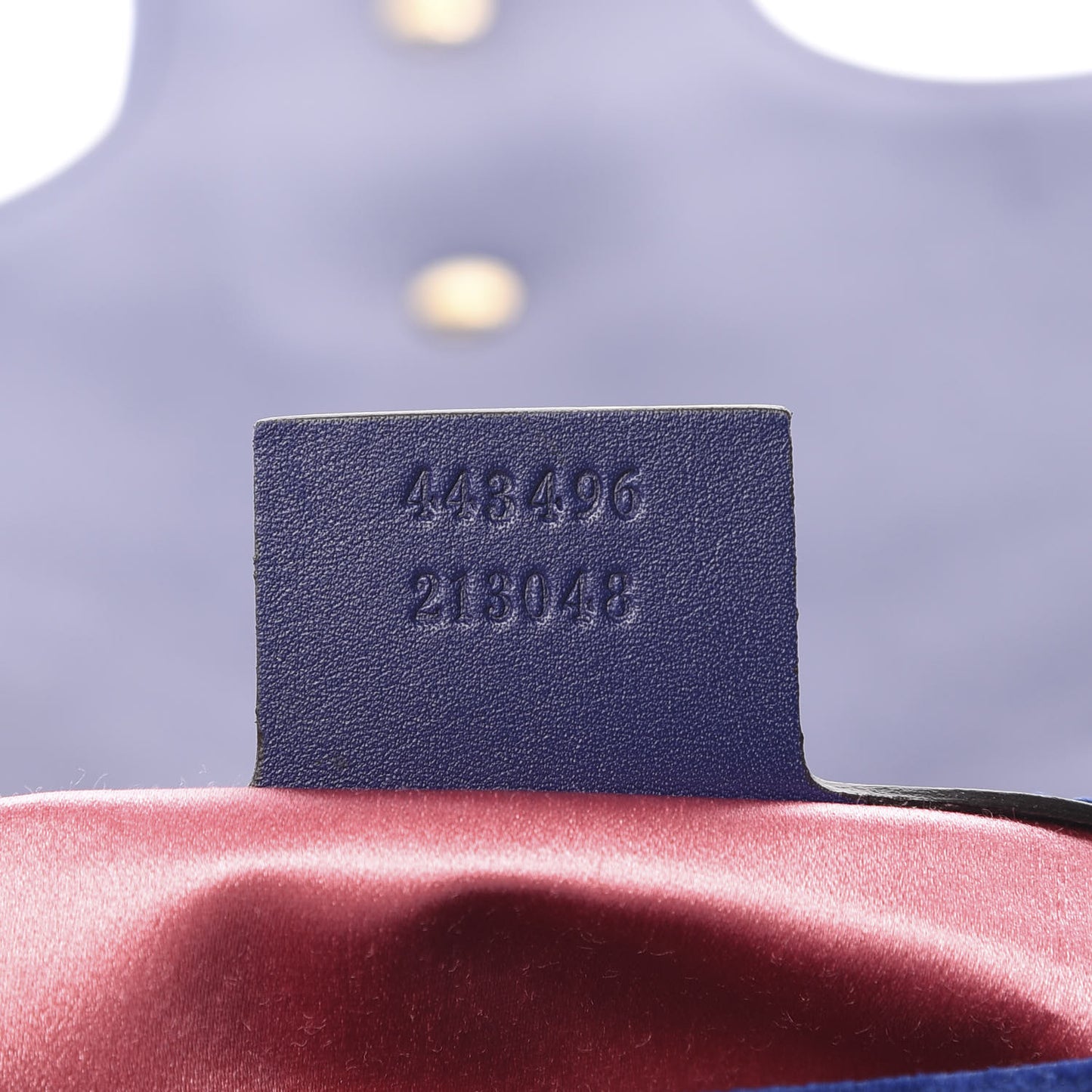 Velvet Matelasse Medium GG Marmont Shoulder Bag Cobalt Blue