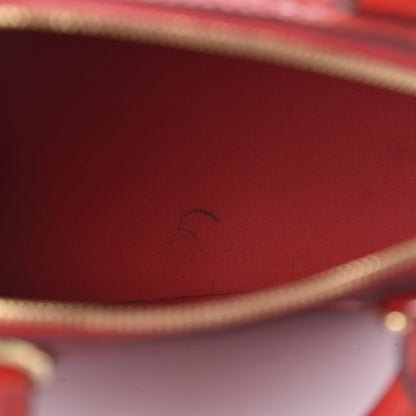 Louis Vuitton Vernis Alma BB Cherry 10 of 10