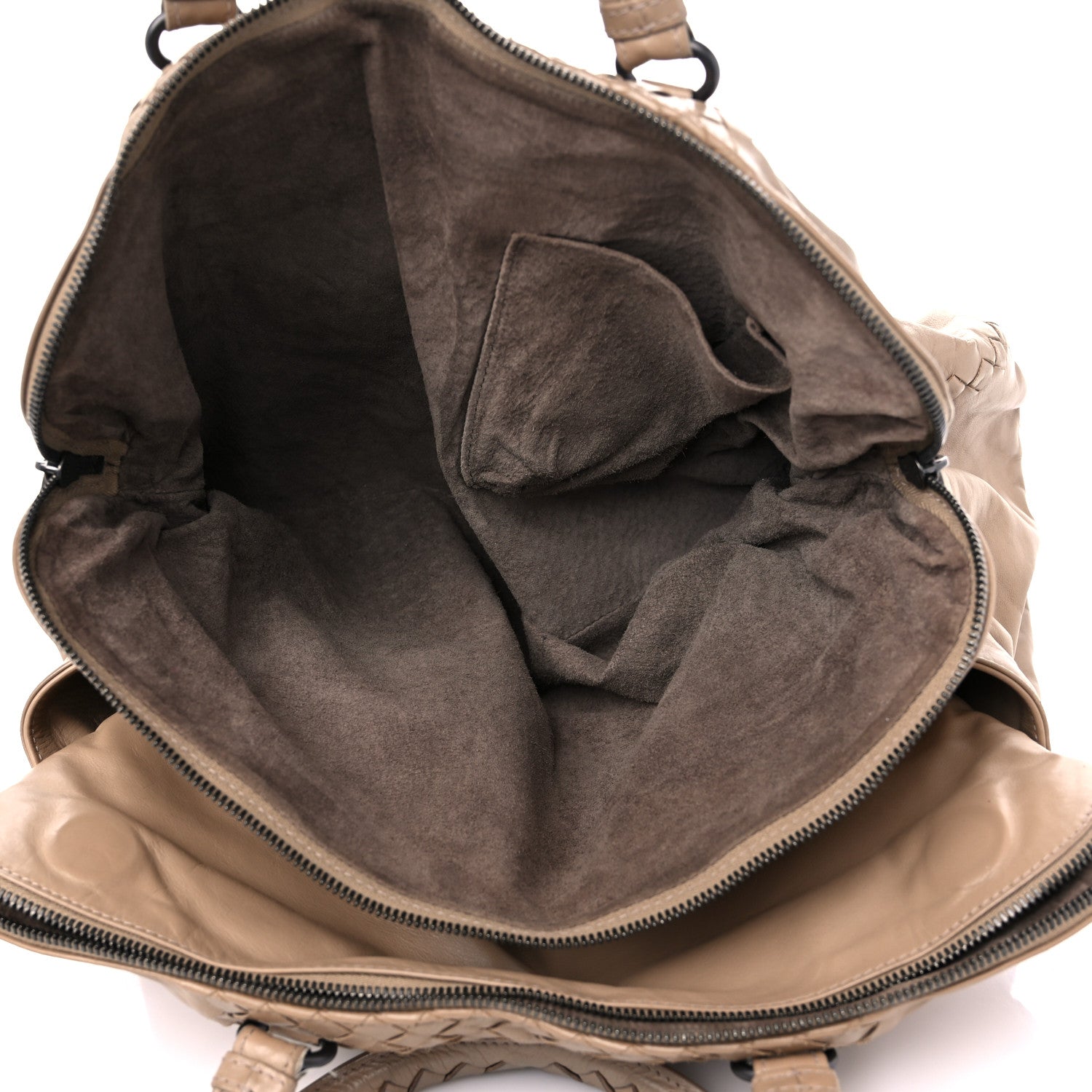 Bottega Veneta Calfskin Intrecciato Leggero Tote Beige 5 of 18