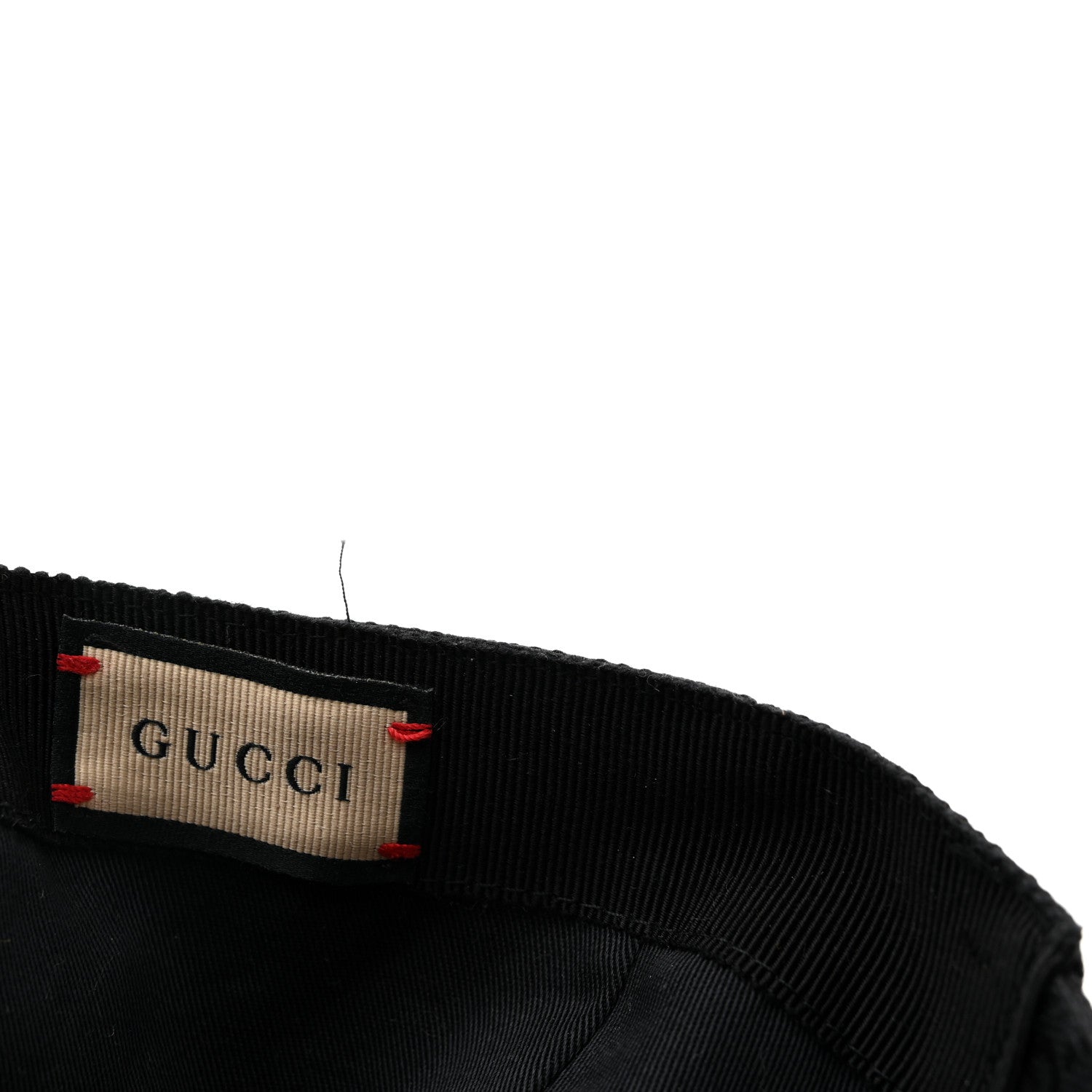 Gucci Monogram Textured Dollar Calfskin Zeno Baseball Hat M Black 10 of 11
