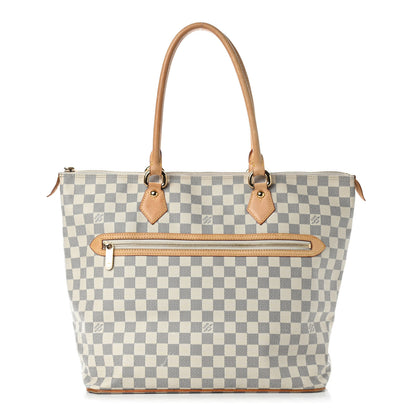 Louis Vuitton Damier Azur Saleya GM 1 of 9