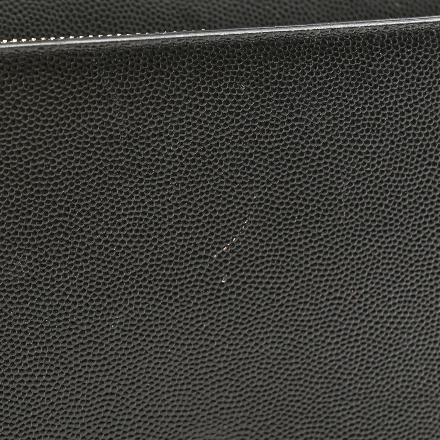 Saint Laurent Grain De Poudre Monogram Chain Wallet Black 14 of 17
