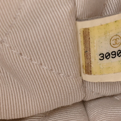 Chanel Crumbled Calfskin Embossed Flap White 7 of 13