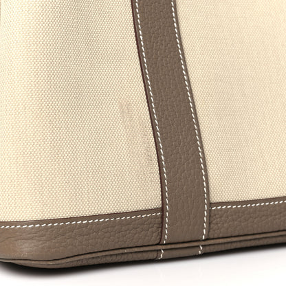 Hermes Twill D Negonda Garden Party 30 TPM Tote Beton Etoupe 10 of 10