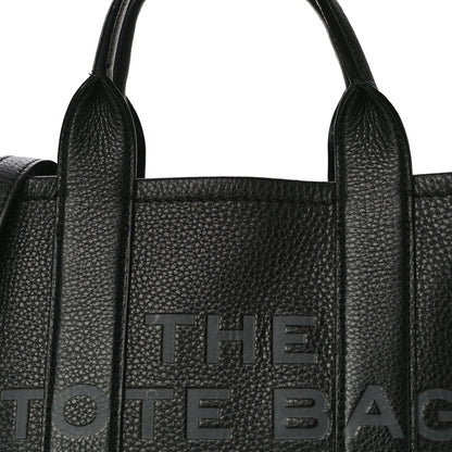 Marc Jacobs Grained Calfskin Small The Tote Bag Black 8 of 12