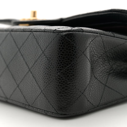 Chanel Caviar Quilted Small Double Flap Black 10 of 11