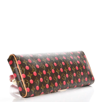 Louis Vuitton Monogram Cerises Lizard Sac Fermoir GM 4 of 7