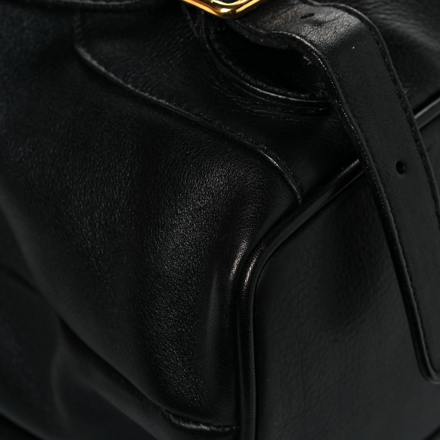 Gucci Calfskin Bamboo Backpack Black 10 of 15