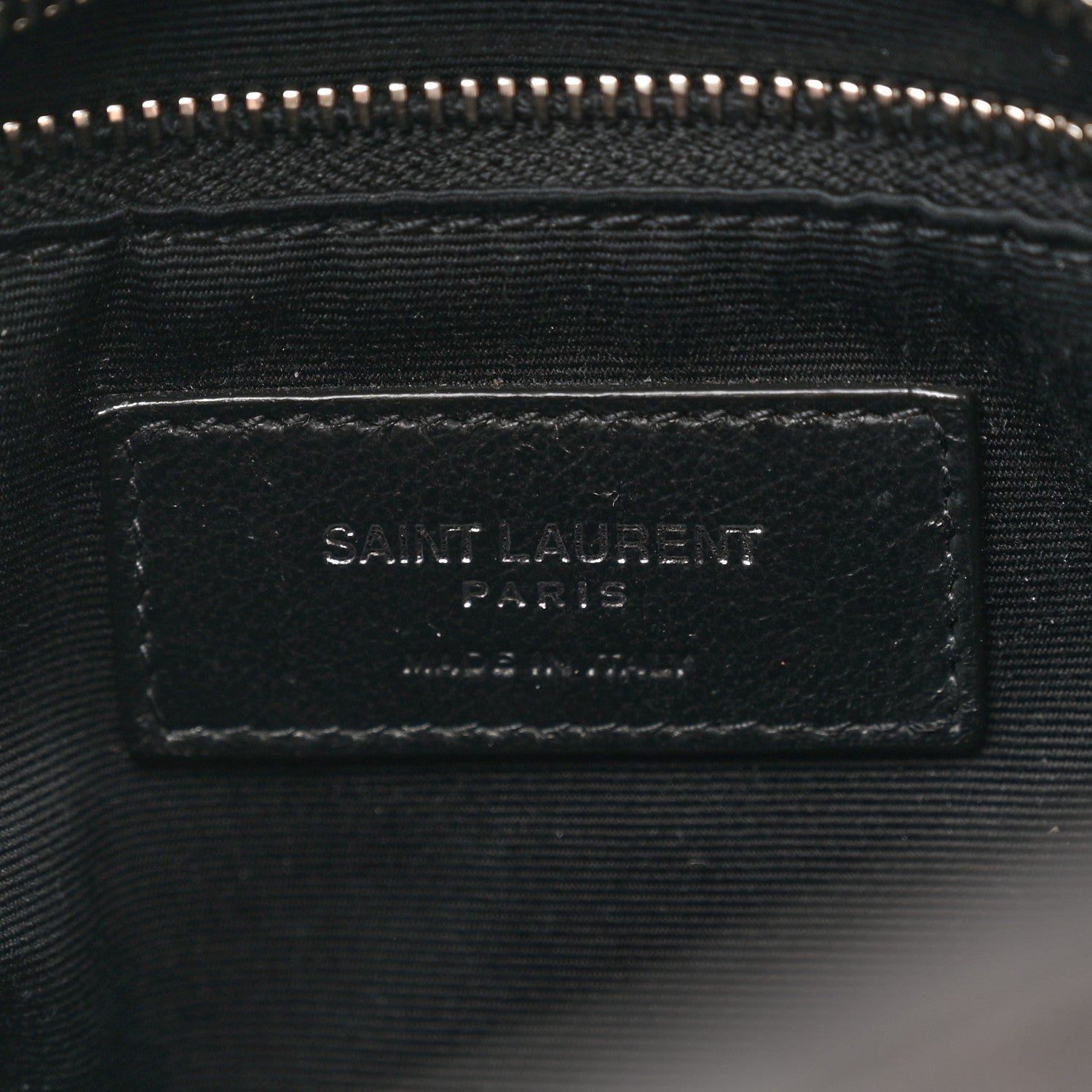 Saint Laurent Lambskin Quilted Small Loulou Puffer Monogram Chain Satchel Black 6 of 10