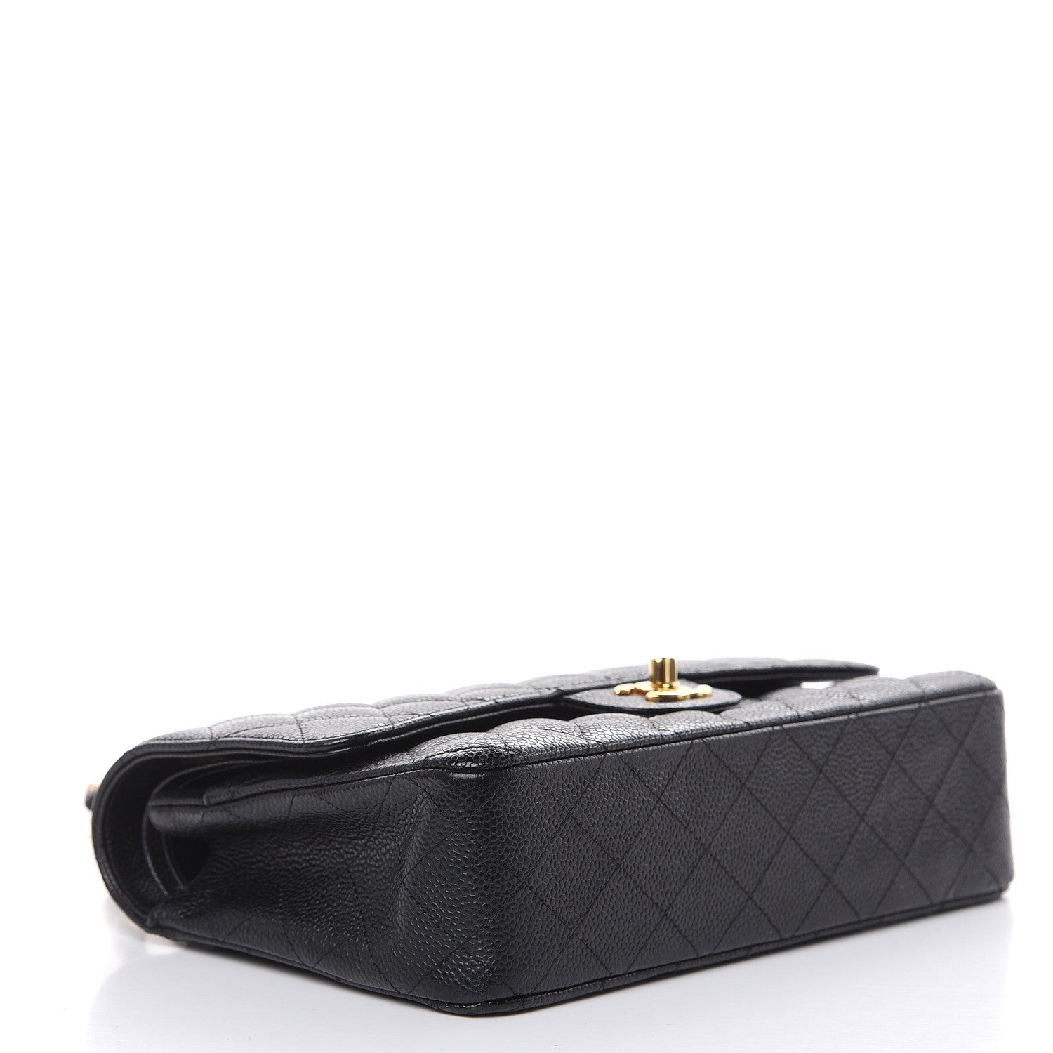 Chanel Caviar Quilted Medium Double Flap Black 4 of 17