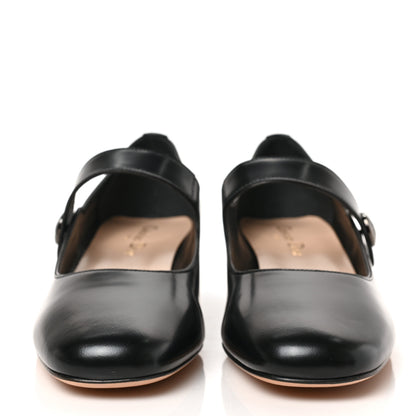Christian Dior Brushed Calfskin Uniform 30mm Pumps 38.5 Black 2 of 8