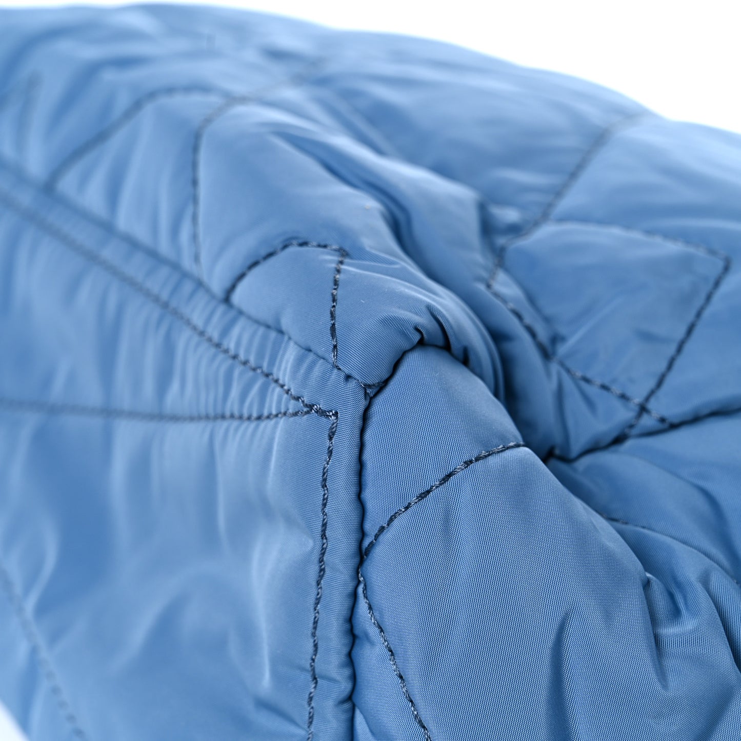 Nylon Quilted Small Weekender Bag Blue Heaven