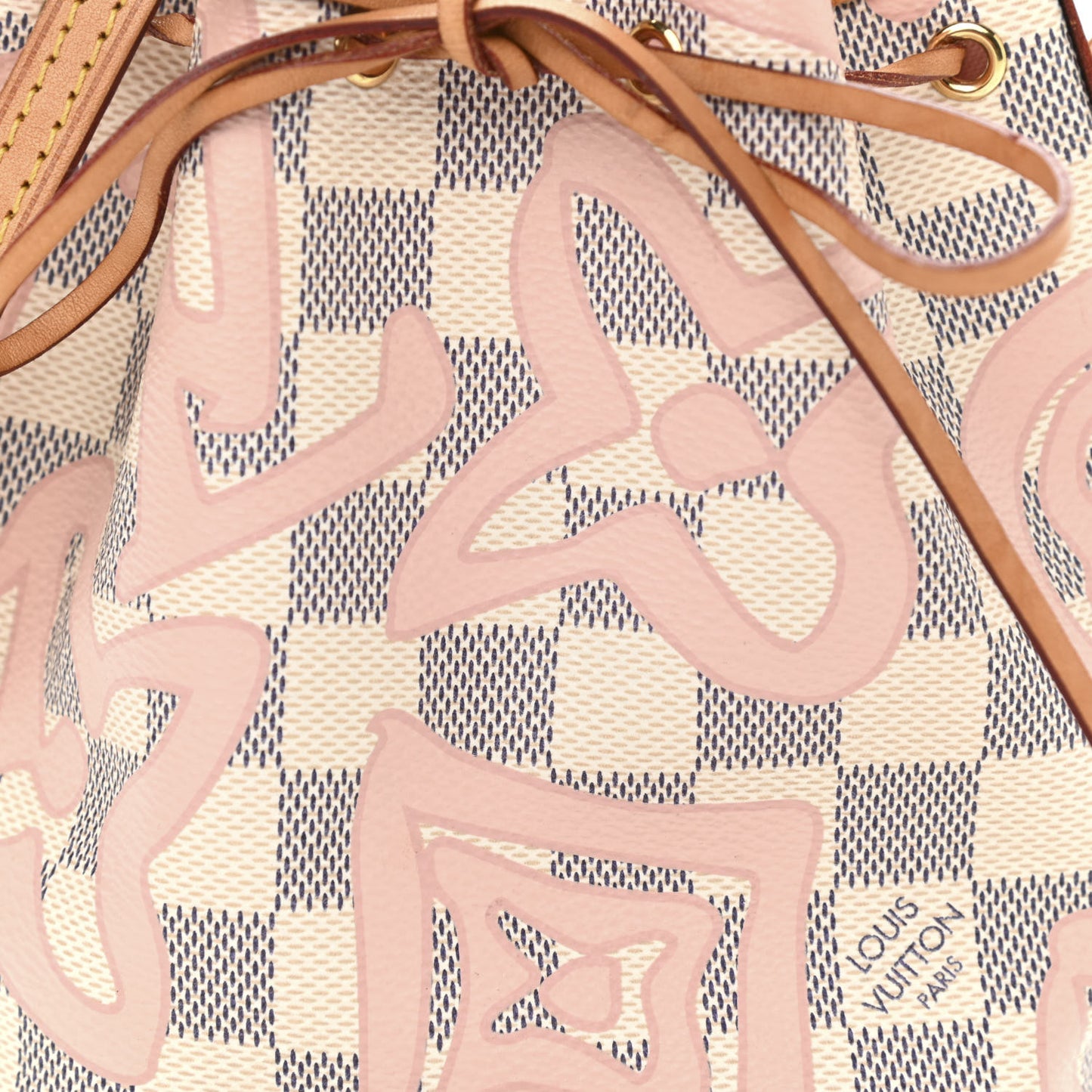 Damier Azur Tahitienne Nano Noe Rose Ballerine