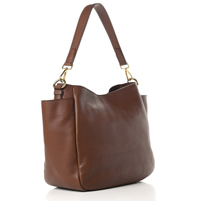 Prada Vitello Daino Pocket Hobo Bruciato 3 of 13