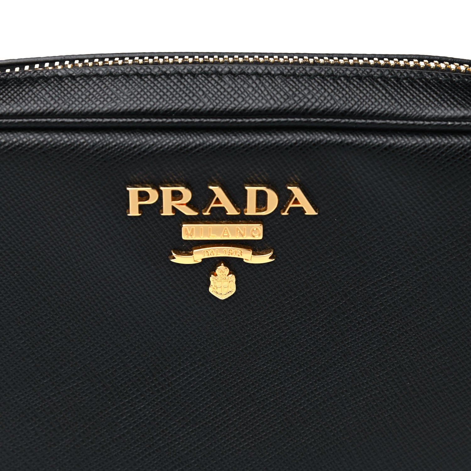 Prada Saffiano Lux Small Camera Crossbody Bag Black 8 of 10