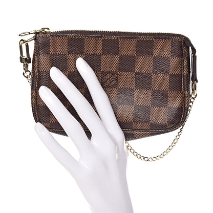 Louis Vuitton Damier Ebene Mini Pochette Accessories 2 of 9