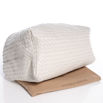 Bottega Veneta Light Calf Intrecciato Sloane Hobo Gainsboro 4 of 9