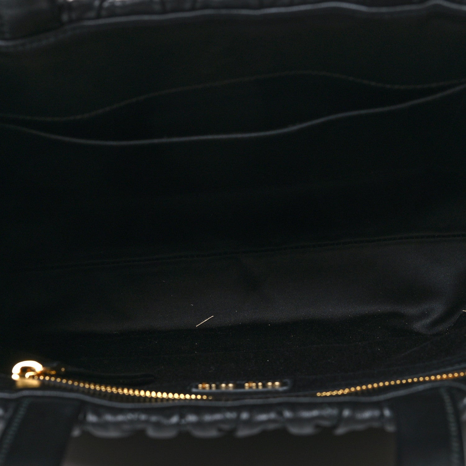 Miu Miu Nappa Matelasse Tote Bag Black 5 of 9