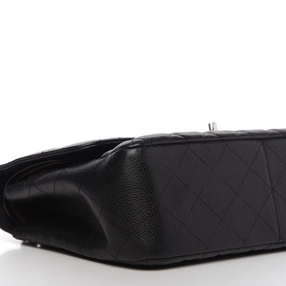 Chanel Caviar Quilted Jumbo Double Flap Black 6 of 10